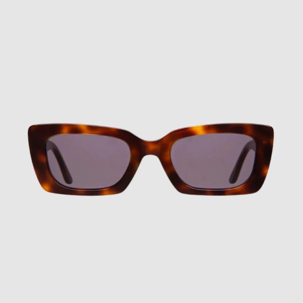 Illesteva Wilson Havana Grey Flat Sunglasses